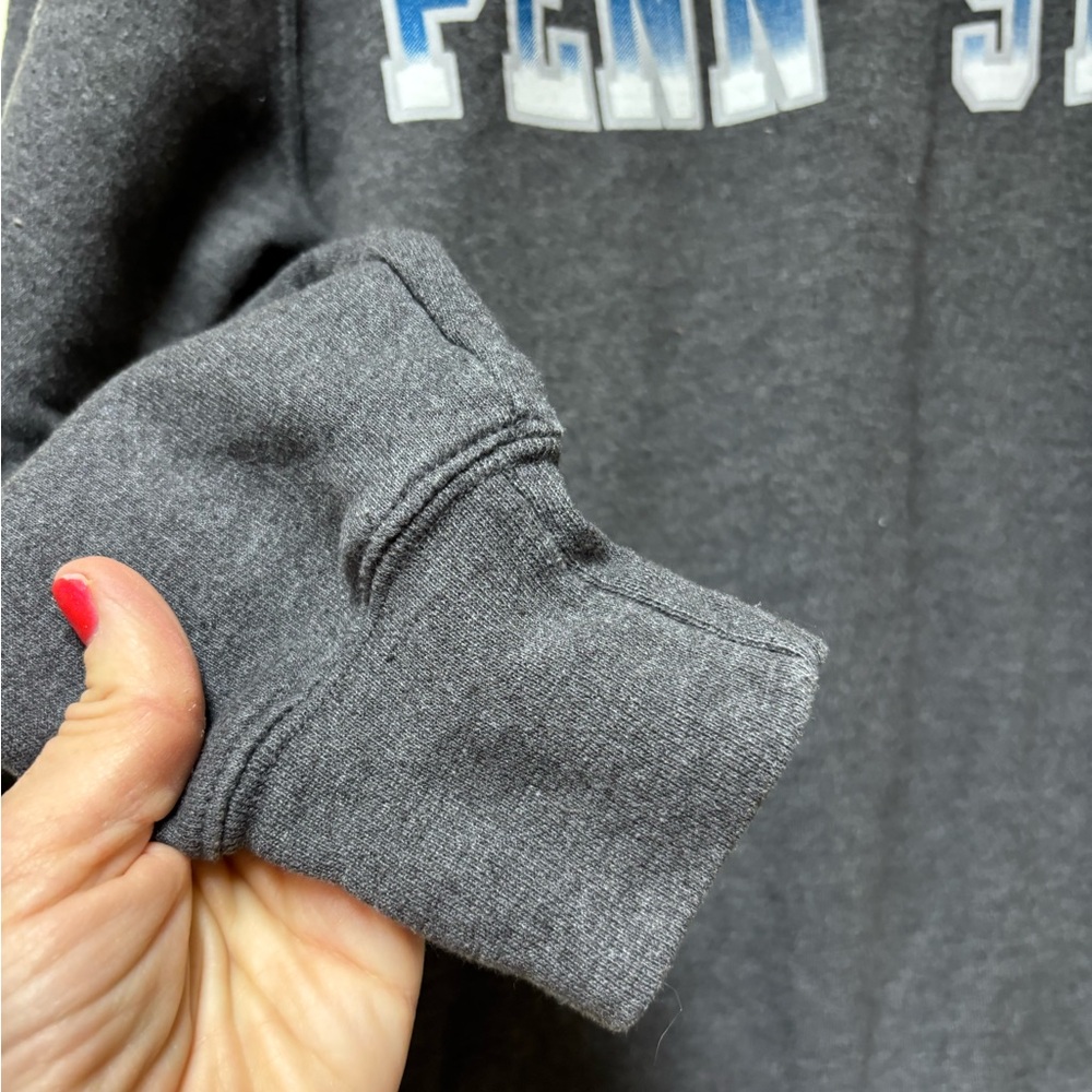 Penn State Men’s Champion Charcoal Grey Quarter Zip Sweatshirt - Small - Picture 2 of 12